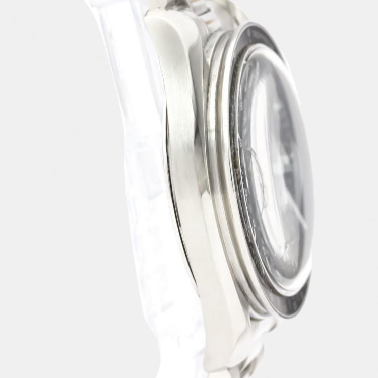 Pre Owned Omega Black Stainless Steel Speedmaster Automatic 3510.50 Men's Wristwatch 39 MM