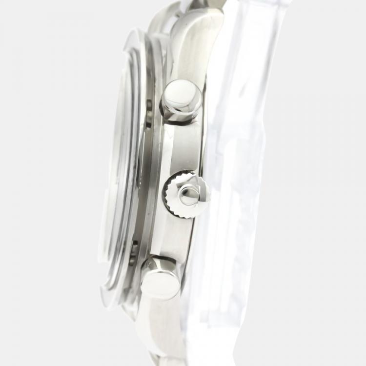 Pre Owned Omega Black Stainless Steel Speedmaster Automatic 3510.50 Men's Wristwatch 39 MM