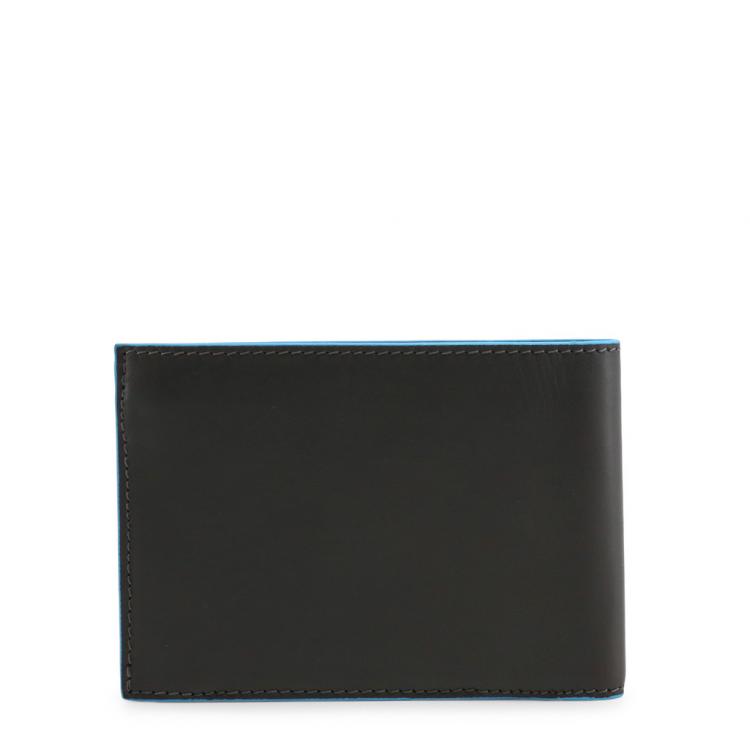 مملوكة مسبقًا Piquadro Dark Grey Leather Bifold Wallet