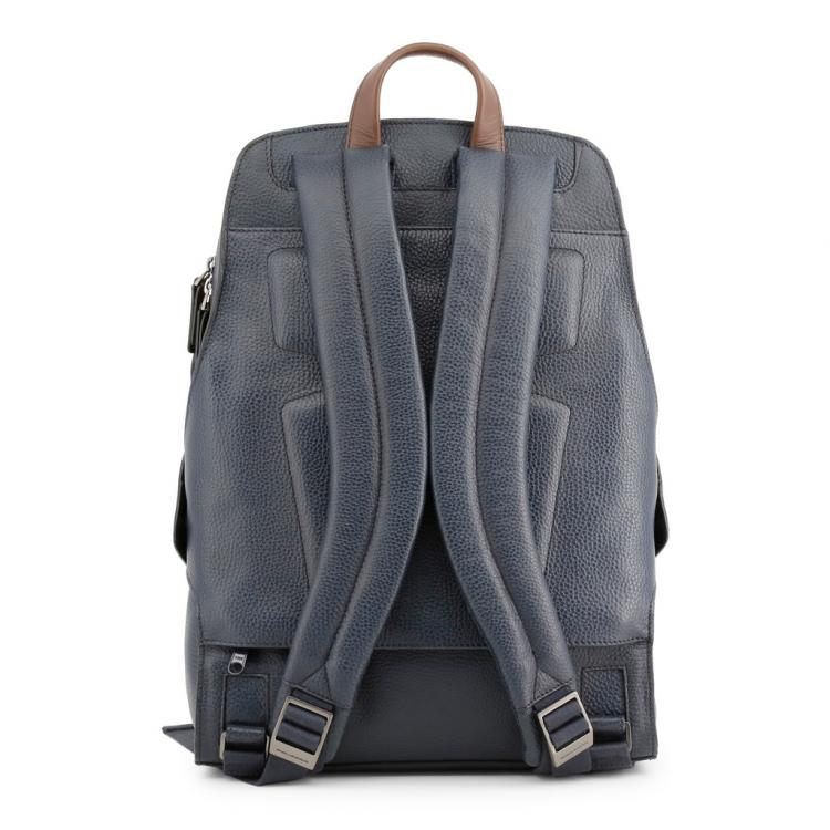 مملوكة مسبقًا Piquadro Two Tone Leather Backpack
