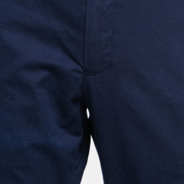 Pre Owned Polo Ralph Lauren Navy Blue Stretch Cotton Chinos XL