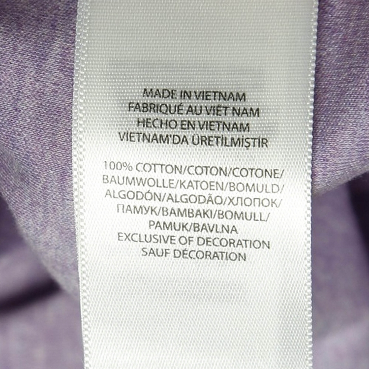 Pre Owned Polo Ralph Lauren Light Purple Cotton Jersey Polo T-Shirt L
