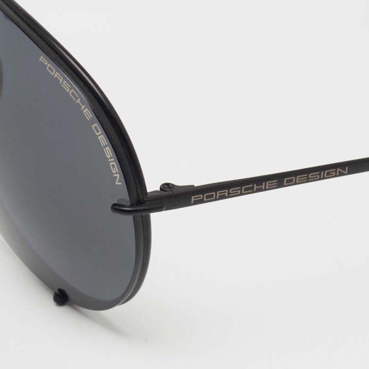 Pre Owned Porsche Design Black P8478 Aviator Sunglasses