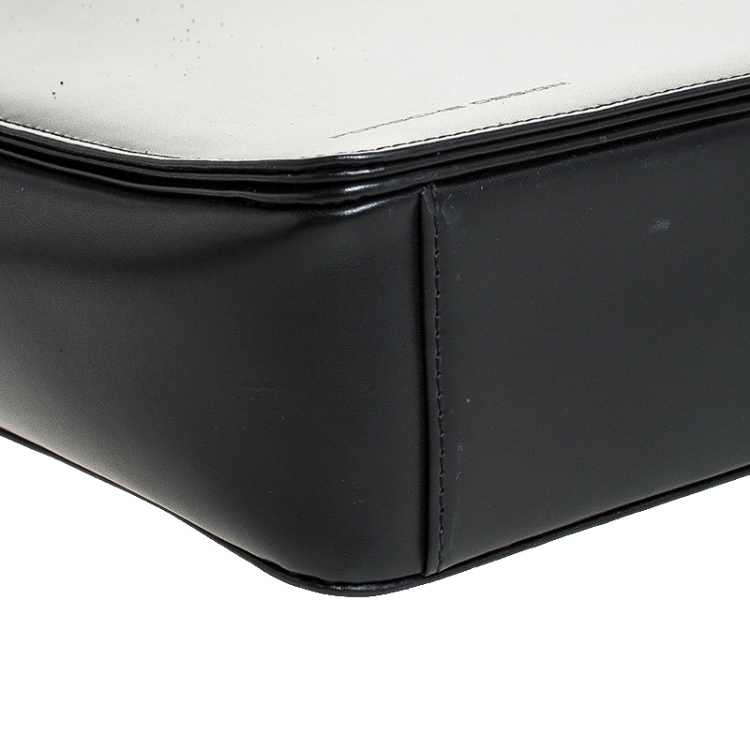Pre Owned Porche Design Black Leather Messenger Bag