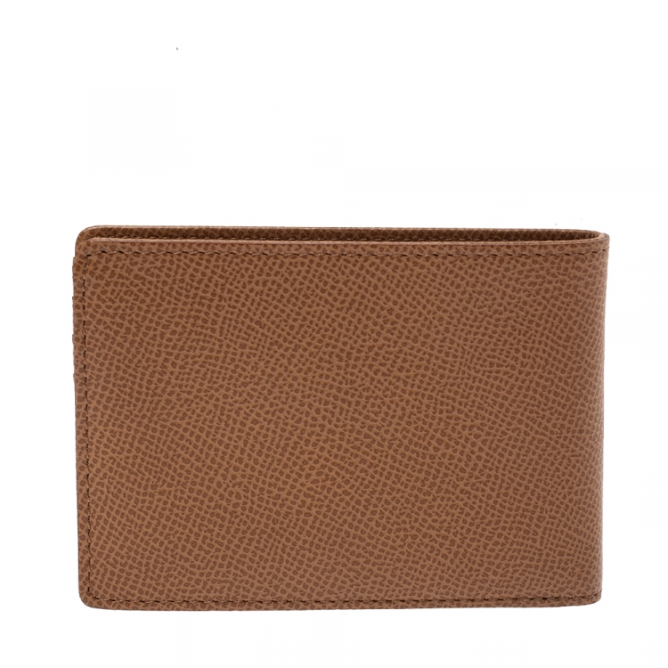 Pre Owned Porsche Design Brown Leather Bifold Wallet