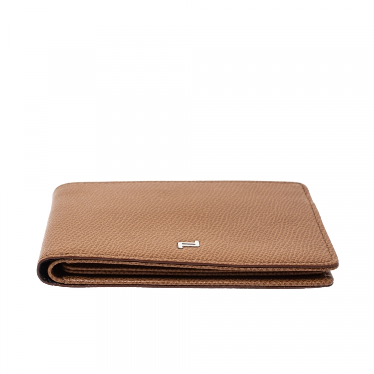 Pre Owned Porsche Design Brown Leather Bifold Wallet