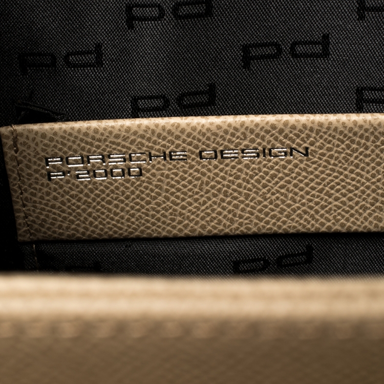 Pre Owned Porsche Design Dune Leather Flap Messenger Bag