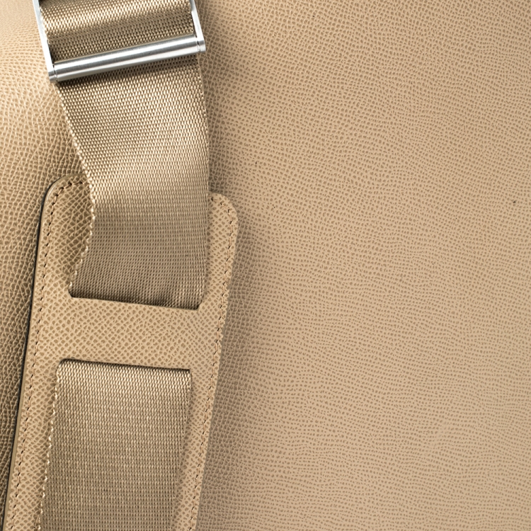 Pre Owned Porsche Design Dune Leather Flap Messenger Bag