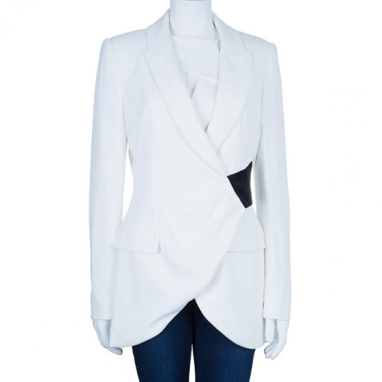 Pre Owned Prabal Gurung Tuxedo Wrap Jacket M