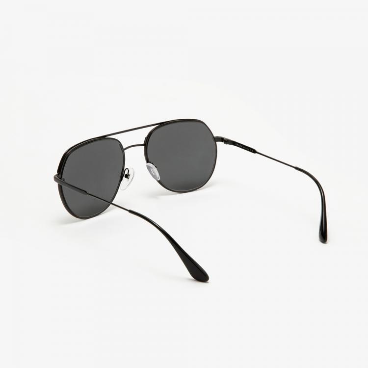 Pre Owned Prada Black Aviator Sunglasses