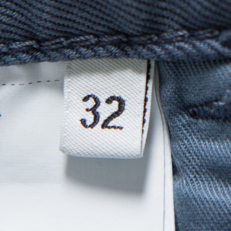 Pre Owned Prada Grey Drill Trousers M