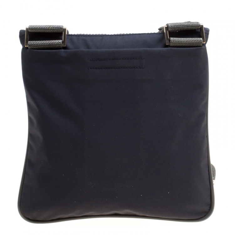 Pre Owned Prada Sport Dark Blue Nylon Crossbody Bag