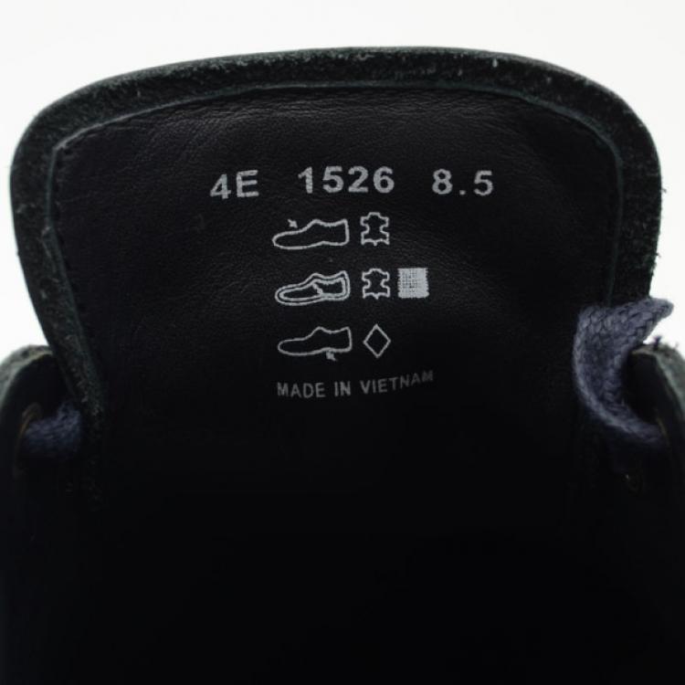 مملوكة مسبقًا Prada Sport Black Leather Low Profile Sneakers Size 42