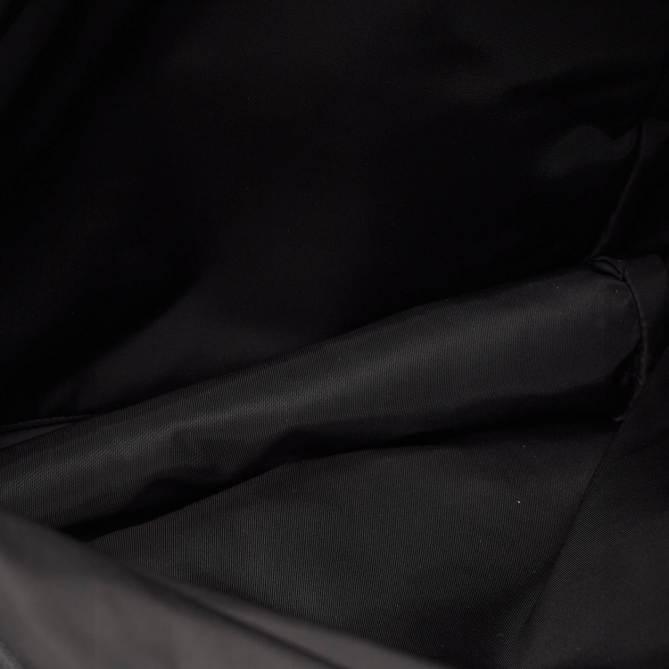Pre Owned Prada Black Nylon Zip Backpack