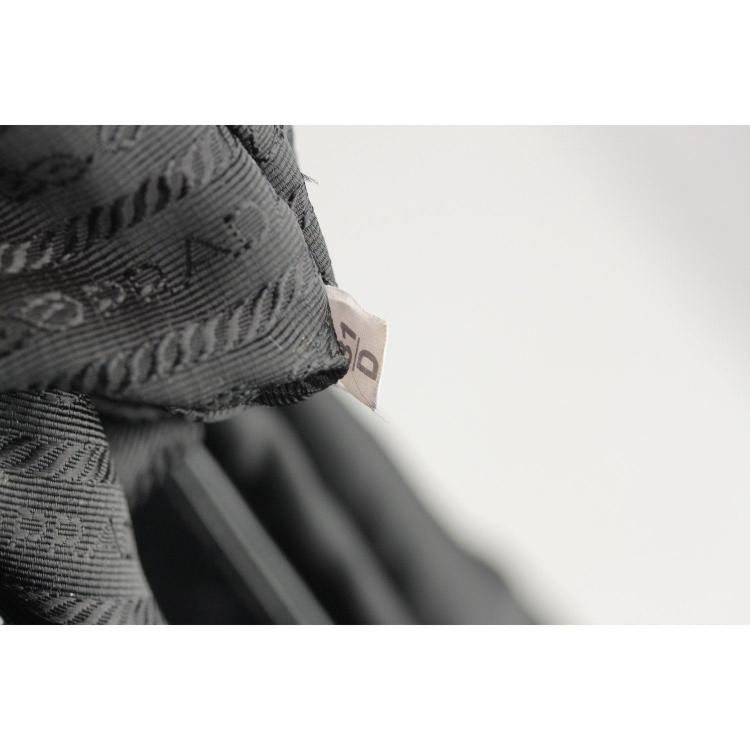 Pre Owned Prada Black Tessuto Nylon Messenger Bag