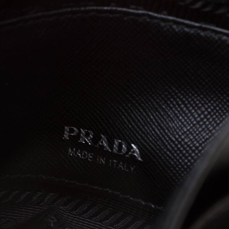 مملوكة مسبقًا Prada Black  Saffiano Leather Messenger Bag