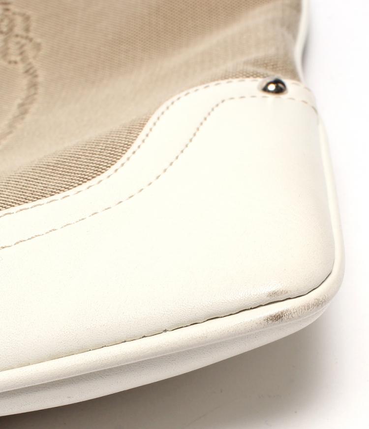 Pre Owned Prada Beige Nylon Shoulder Bag 