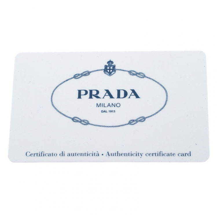 Pre Owned Prada Navy Blue Saffiano Leather Bifold Long Wallet