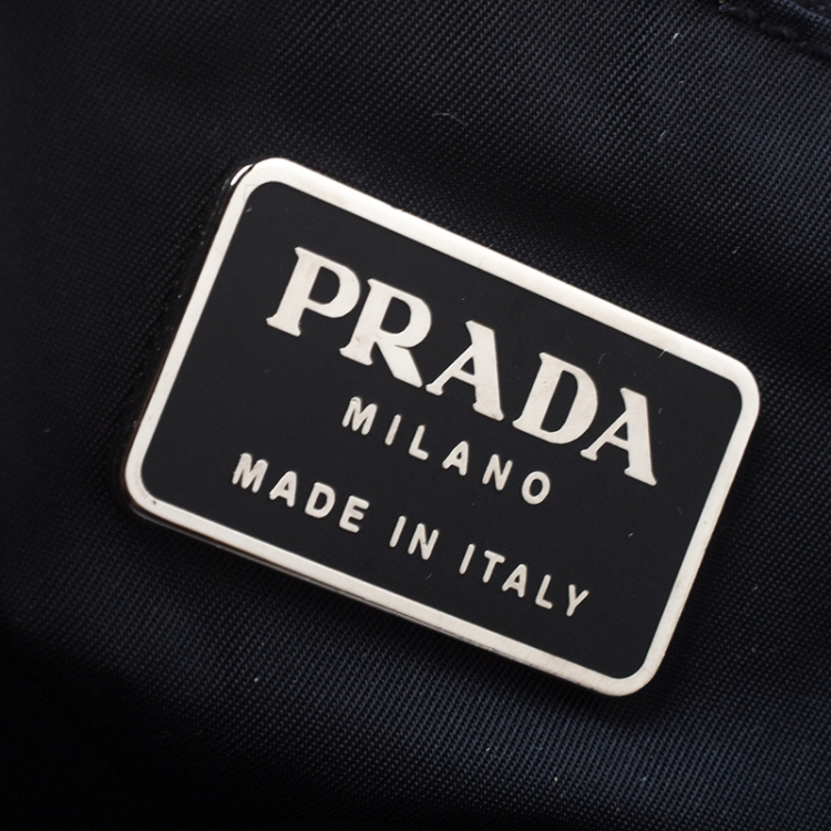 مملوكة مسبقًا Prada Dark Blue Nylon Laptop Bag