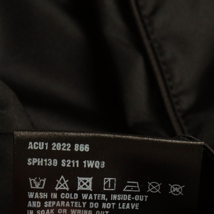 Pre Owned Prada Black Synthetic Cargo Pants 3XL