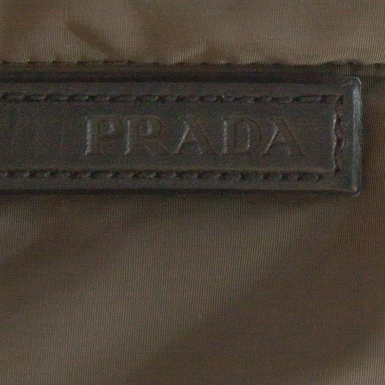 Pre Owned Prada Bicolor Quilted Zip Front Reversible Jacket L