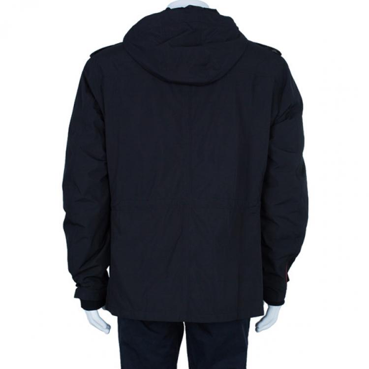 Pre Owned Prada Zip Front Pocket Detail Men's Jacket L