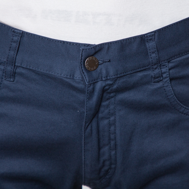 Pre Owned Prada Navy Blue Drill Trousers M