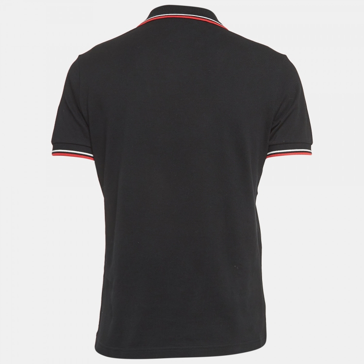 Tシャツ・カットソー PRADA Embroidered piquet polo shirt (UJN765SWMO17KS F014E) Embroidered piquet polo shirt – G&B