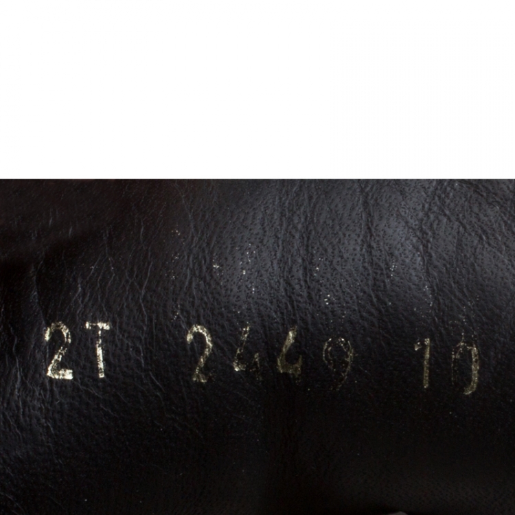 Pre Owned Prada Black Leather Chelsea Boots Size 44