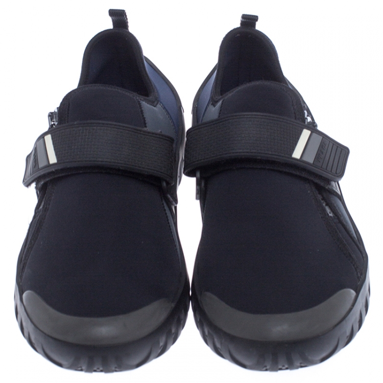 mens prada strap sneakers