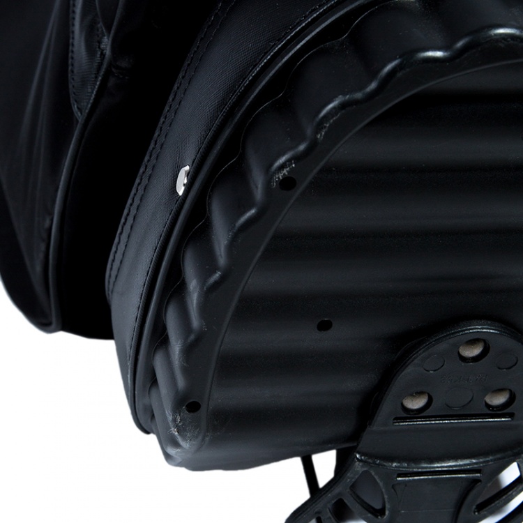 Pre Owned Prada Black Tessuto and Saffiano Leather Golf Bag