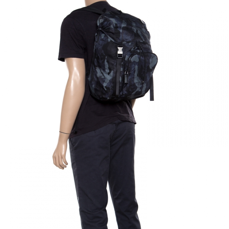 Prada 2025 camo backpack