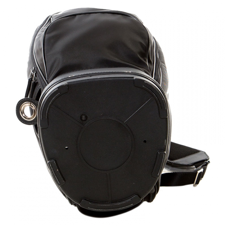 Pre Owned Prada Black Tessuto and Saffiano Leather Golf Bag