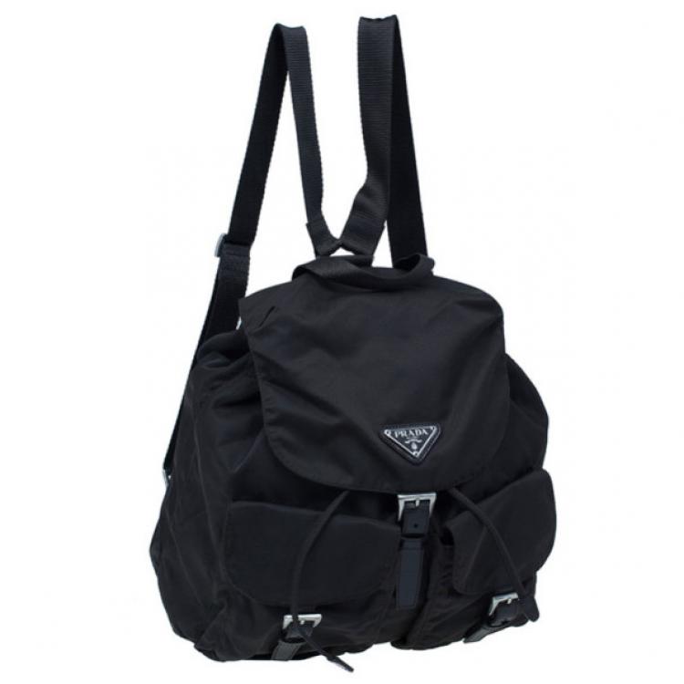 Pre Owned Prada Brown Tessuto Nylon Backpack
