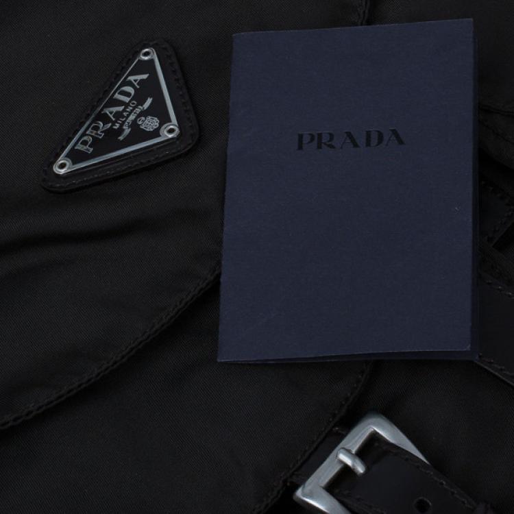 Pre Owned Prada Brown Tessuto Nylon Backpack