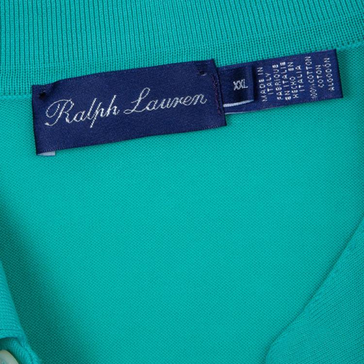 Pre Owned Ralph Lauren Green Long Sleeve Pony Pullover XXL