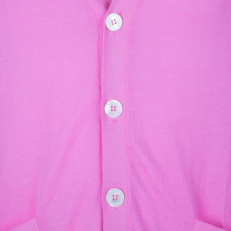 مملوكة مسبقًا Ralph Lauren Pink Cashmere Cardigan XL