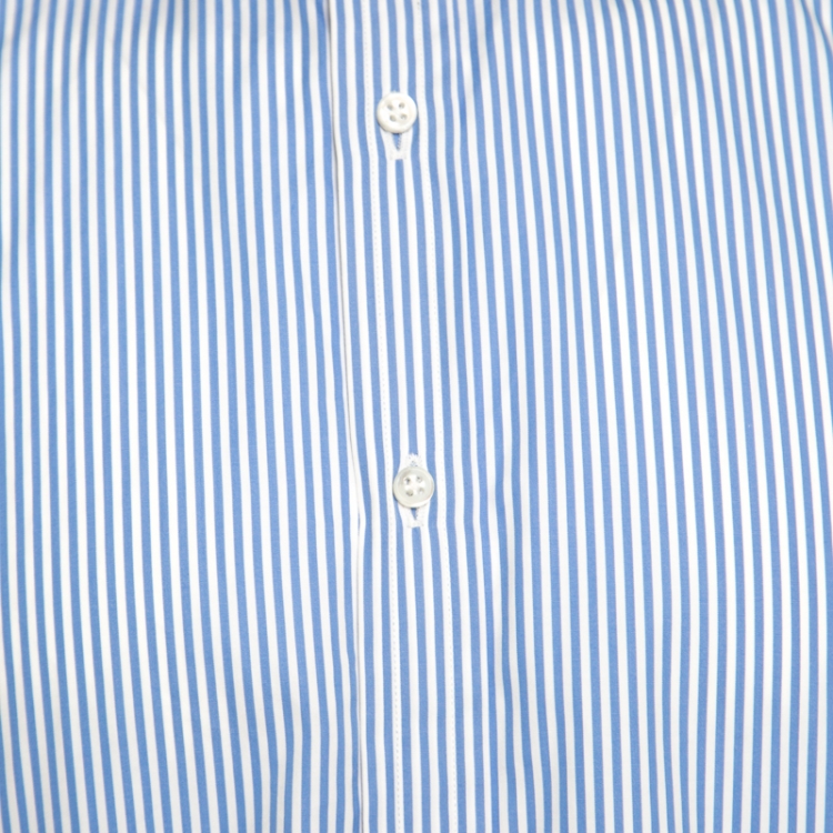 Pre Owned Ralph Lauren Sartorial Blue and White Cotton Button Front Shirt 3XL