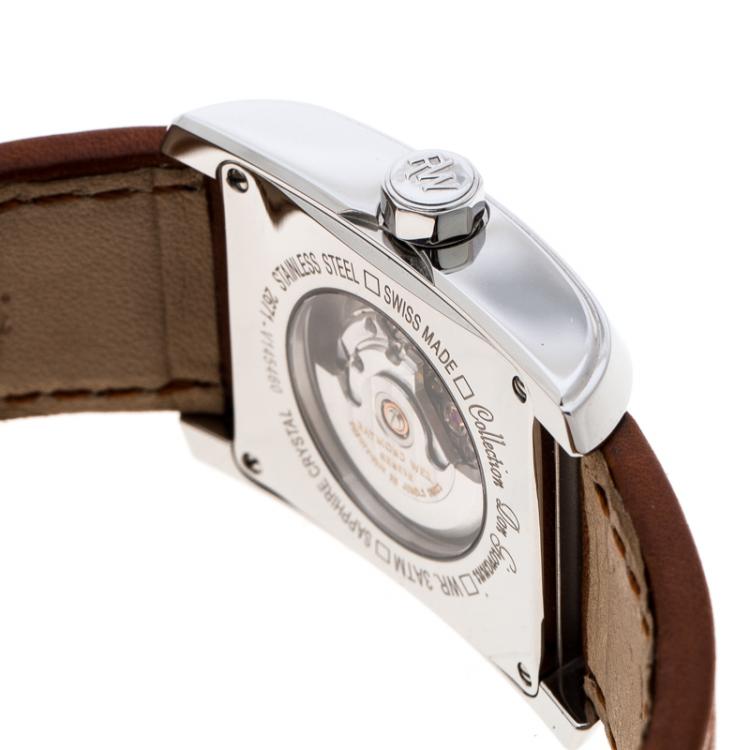 Pre Owned Raymond Weil White Stainless Steel Don Giovanni Unisex Wristwatch 30MM
