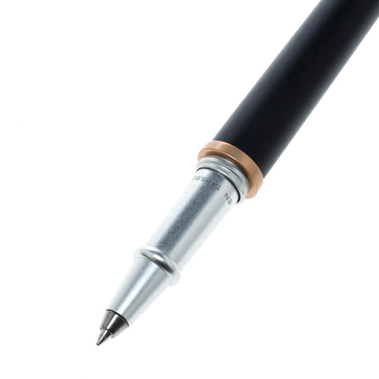 Pre Owned Roberge Orbite 2 Diamond Grey and Opal Green Aluminium Rollerball Pen