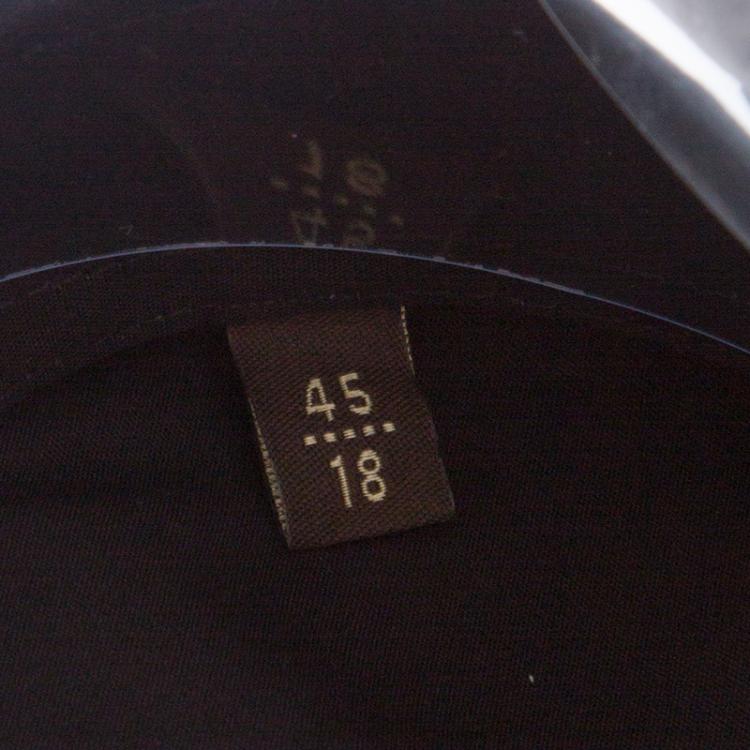 Pre Owned Roberto Cavalli Black Cotton Long Sleeve Button Front Slim Fit Shirt 4XL