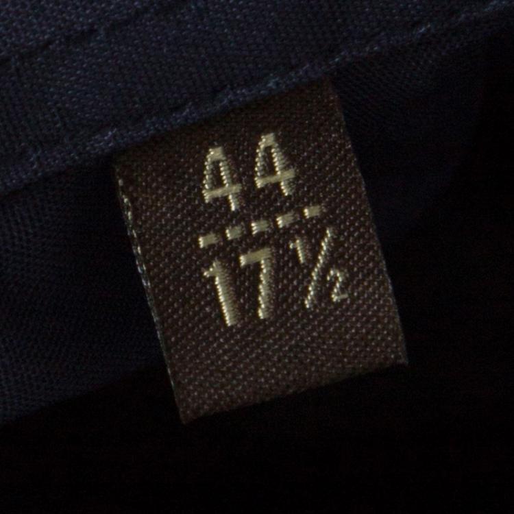 Pre Owned Roberto Cavalli Navy Blue Cotton Long Sleeve Button Front Slim Fit Shirt 3XL