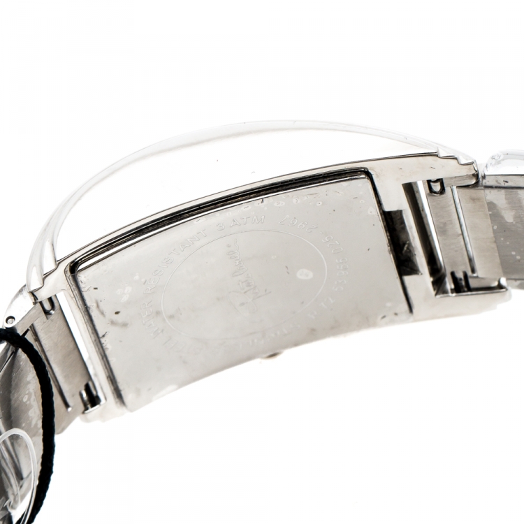 Pre Owned Roberto Cavalli Grey Stainless Steel Eson R7253955025 Men's Wristwatch 31 mm