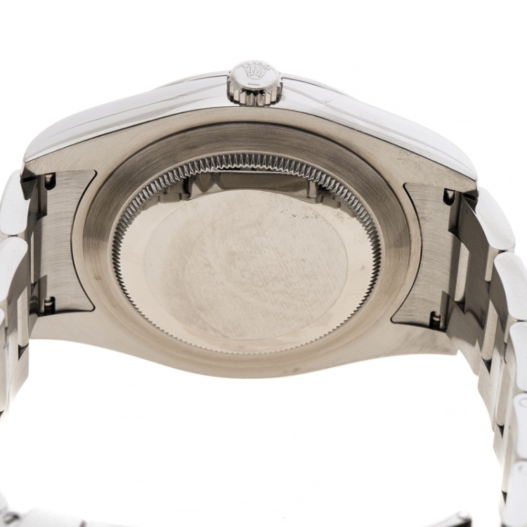 Pre Owned Rolex Blue Stainless Steel Oyster Perpetual Datejust II 116300 Men's Wristwatch 41 mm