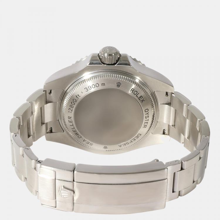 Pre Owned Rolex Black Stainless Steel Sea-Dweller Deepsea 116660 Automatic Men's Wristwatch 44 mm