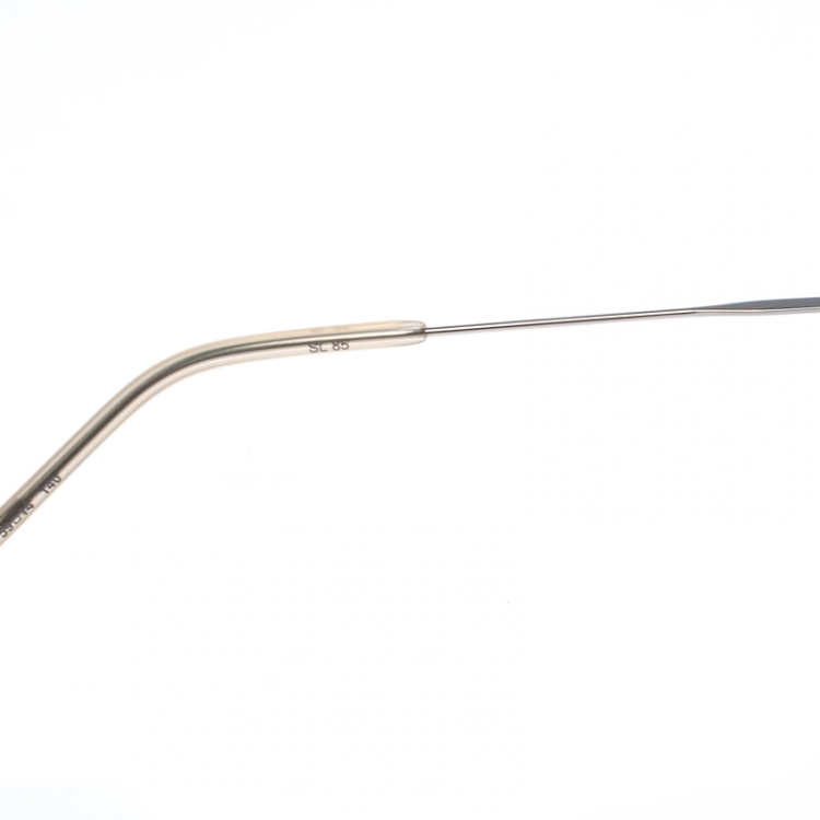 Pre Owned Saint Laurent Silver/Bronze Mirror Aviator Sunglasses