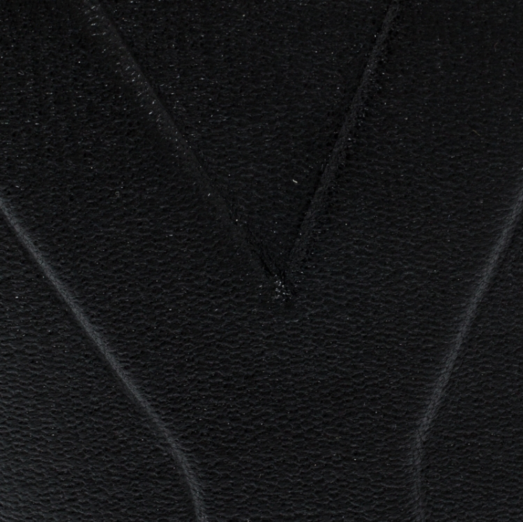 Pre Owned Saint Laurent Paris Black Leather Bifold Wallet