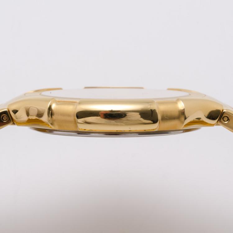 Pre Owned Yves Saint Laurent All Gold Plated Classic Collection Unisex Wristwatch