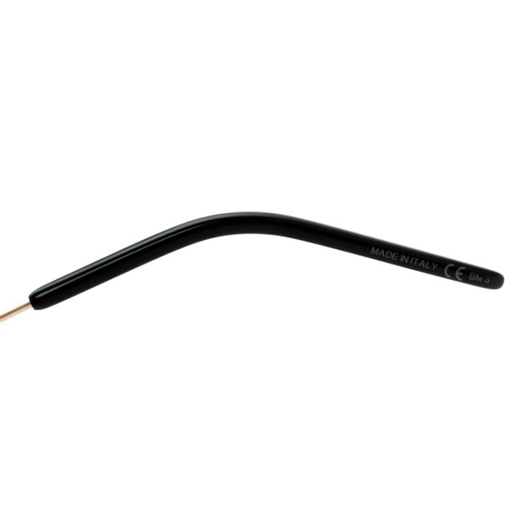 Pre Owned Saint Laurent Paris Black Classic 12 000F9 Square Sunglasses
