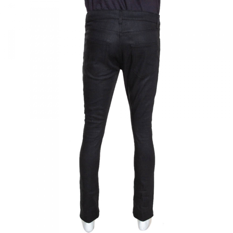 Pre Owned Saint Laurent Paris Black Denim Skinny Jeans M